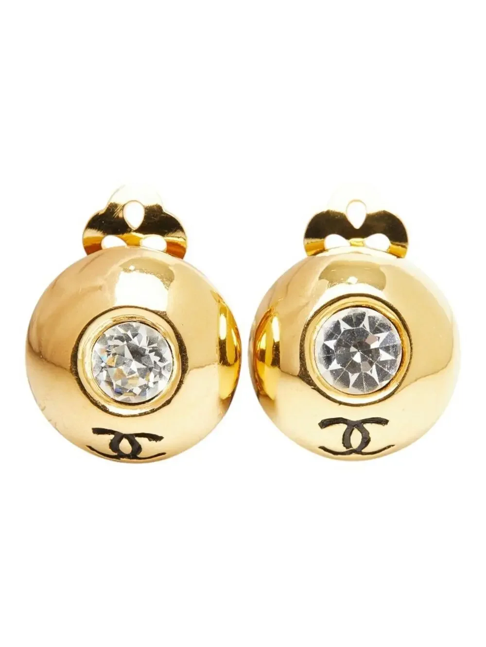 Chanel Cc Logo Clip-On Earrings Metal #276399C55B